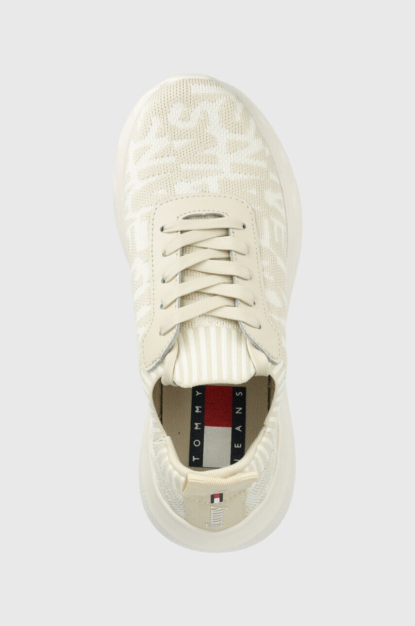 Tommy Jeans Маратонки FLEXI WMN JACQUARD в бежово EN0EN02142 - Pepit.bg