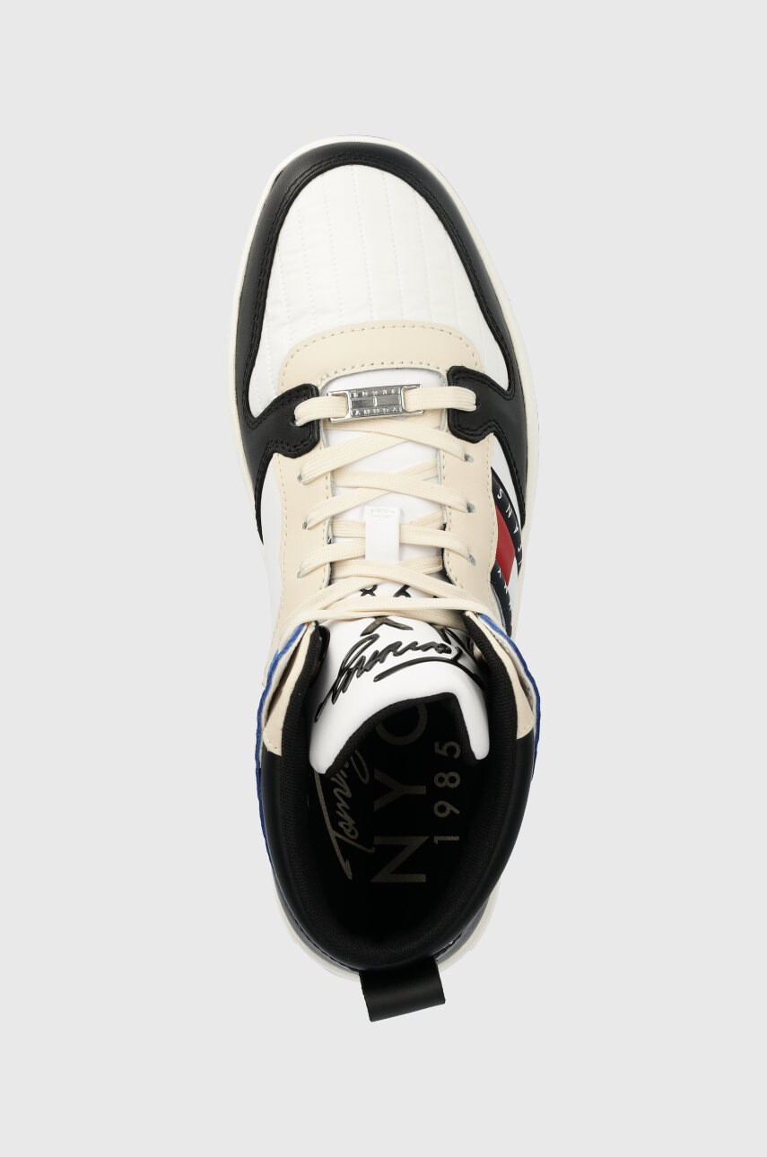 Tommy Jeans Маратонки Mid Cut Basket в черно - Pepit.bg