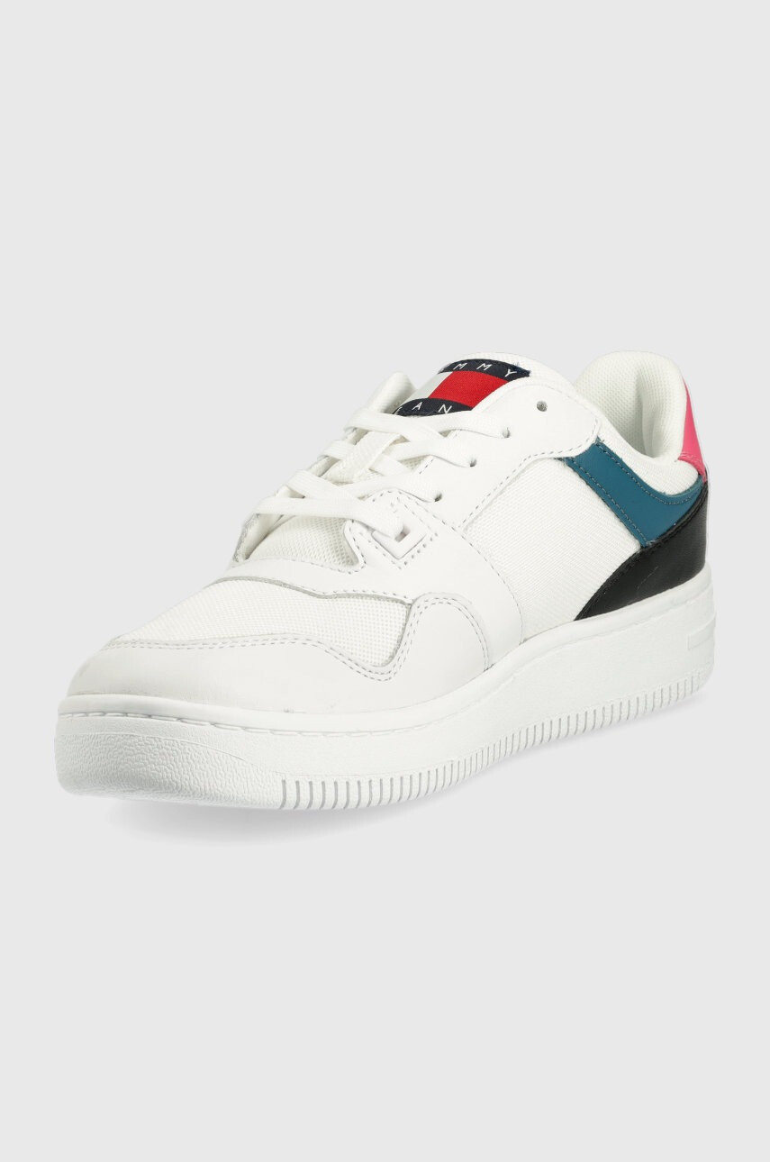 Tommy Jeans Маратонки Mix Basket в бяло - Pepit.bg