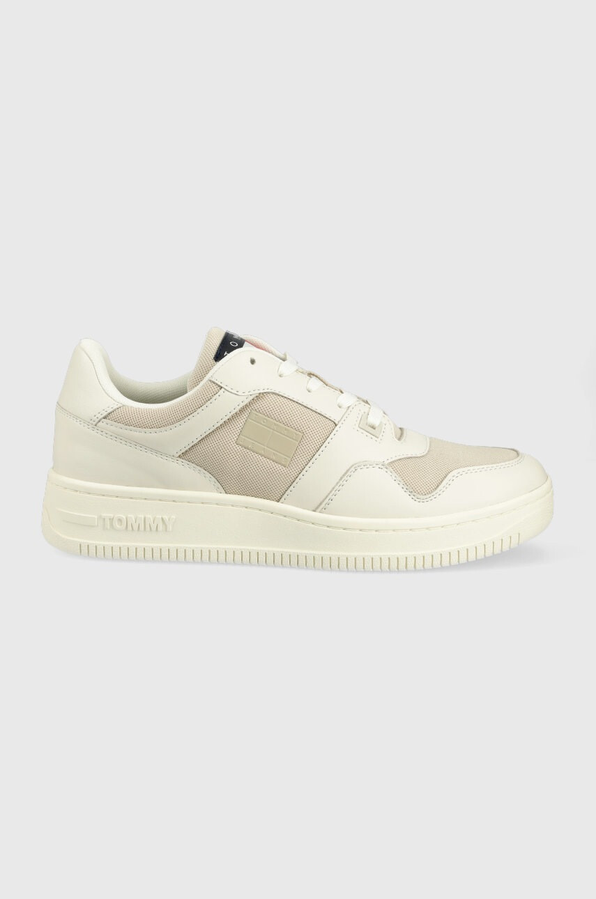 Tommy Jeans Маратонки Mix Basket в бежово - Pepit.bg
