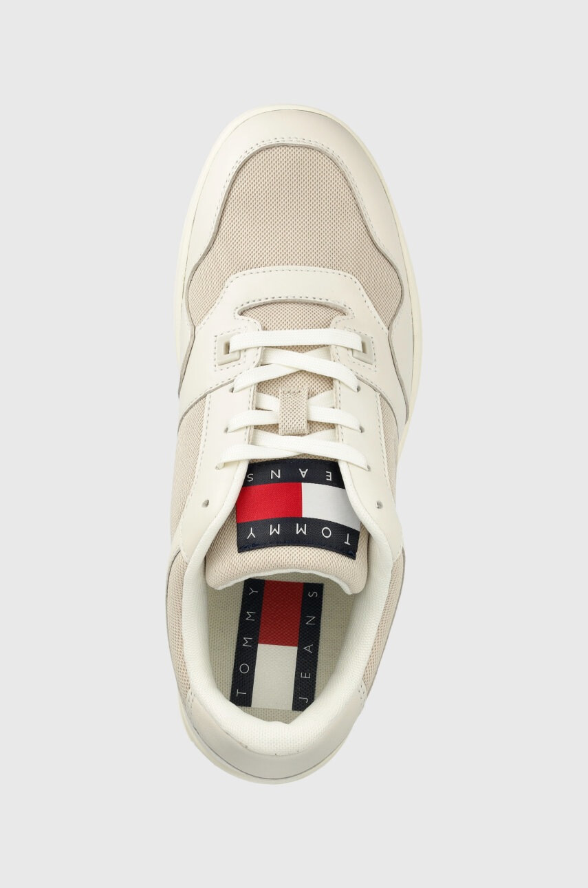 Tommy Jeans Маратонки Mix Basket в бежово - Pepit.bg