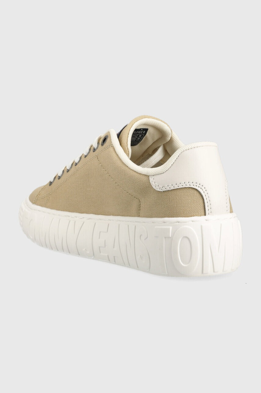 Tommy Jeans Маратонки NEW CUPSOLE CNVAS LC в бежово EN0EN02171 - Pepit.bg