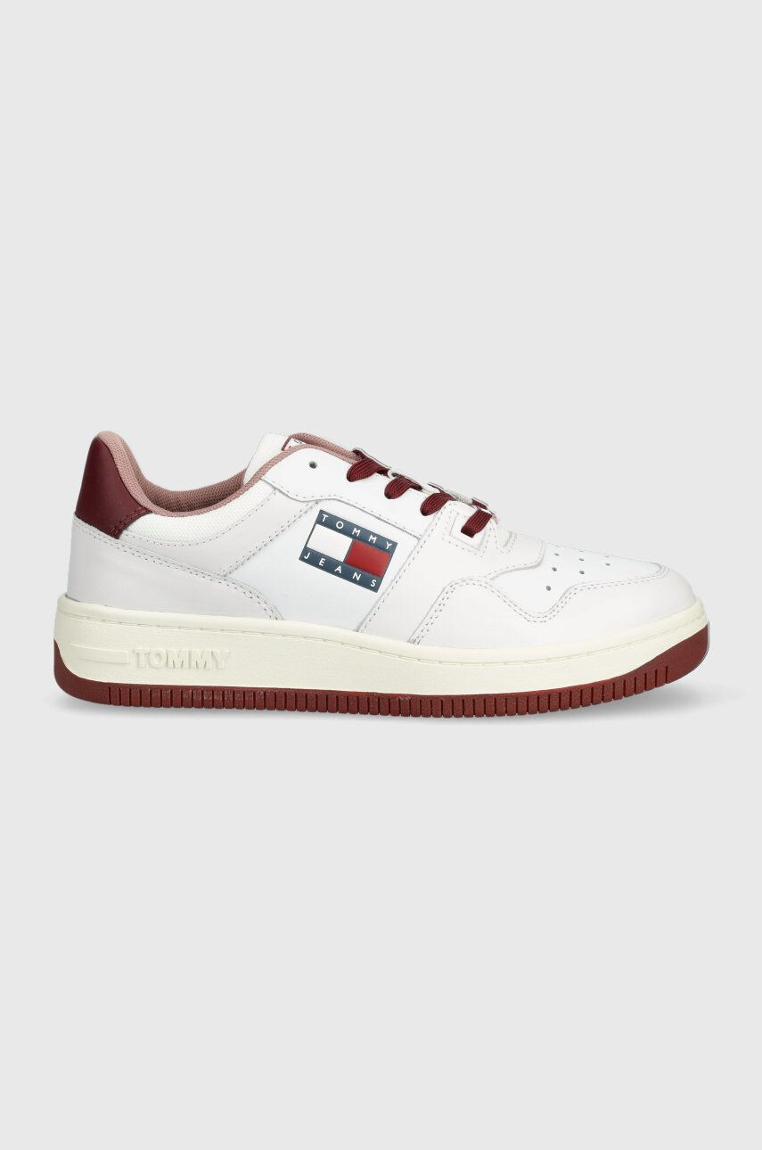 Tommy Jeans Маратонки Retro Low Basket в бяло - Pepit.bg