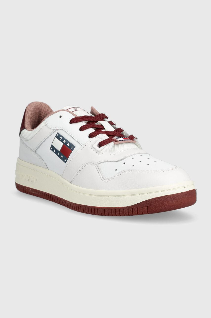 Tommy Jeans Маратонки Retro Low Basket в бяло - Pepit.bg