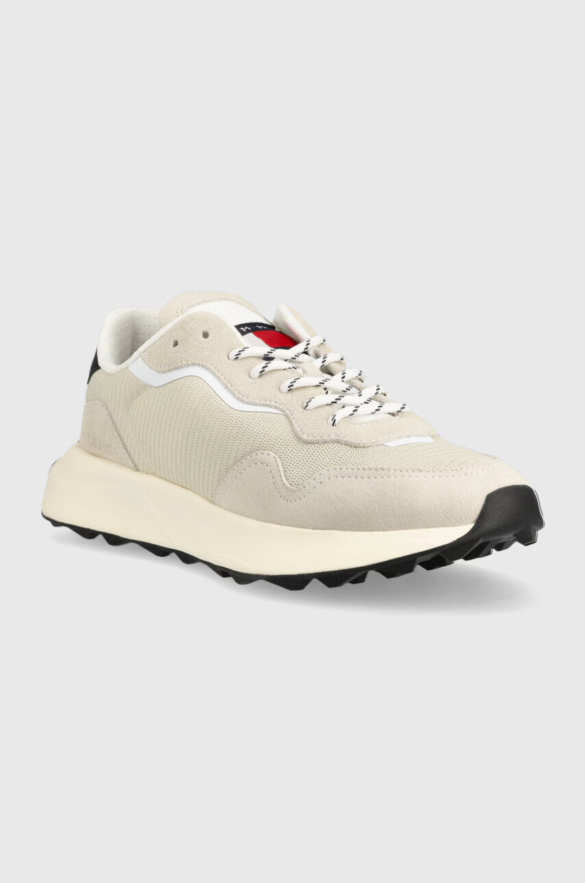Tommy Jeans Маратонки RUNNER OUTSOLE в бежово EM0EM01176 - Pepit.bg