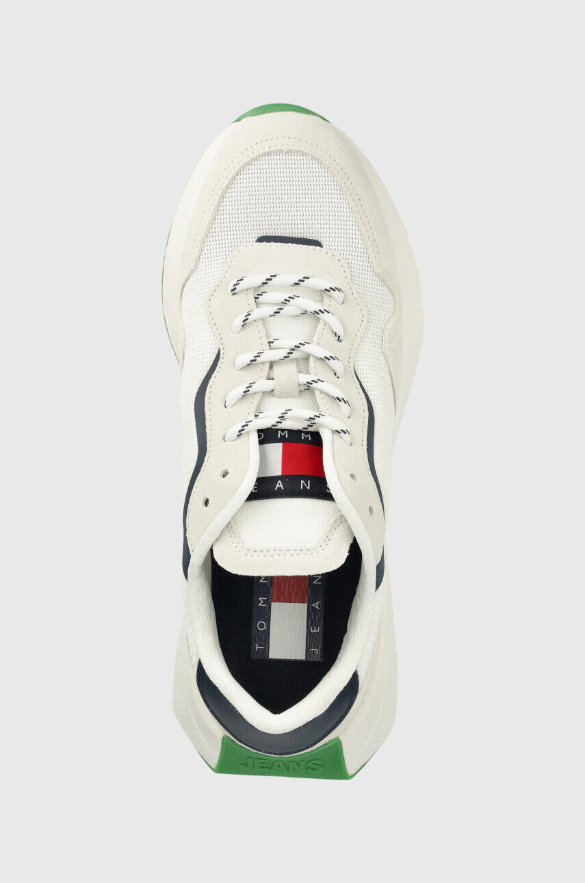 Tommy Jeans Маратонки RUNNER OUTSOLE в бяло EM0EM01176 - Pepit.bg