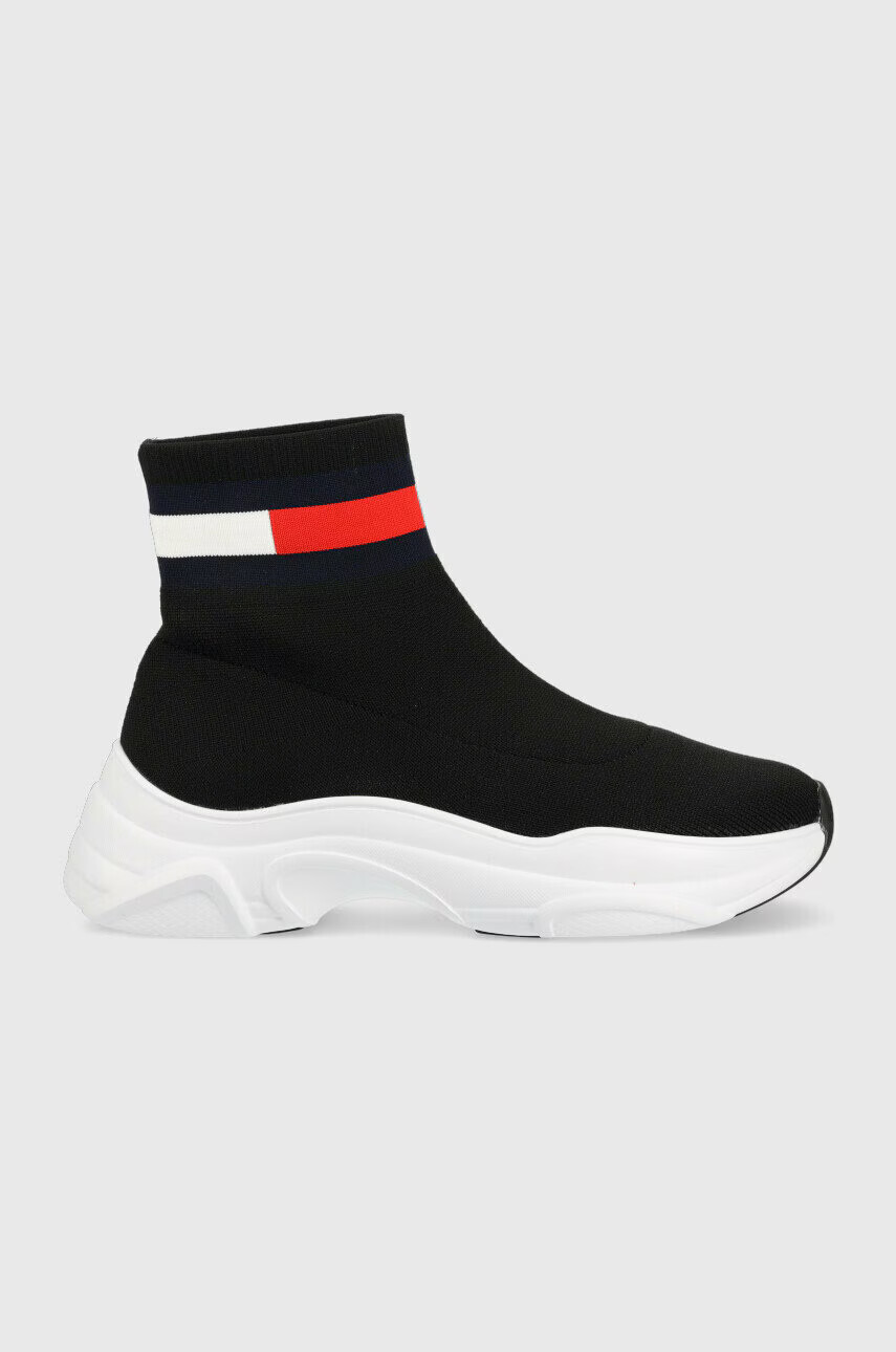 Tommy Jeans Маратонки SOCK BOOT в черно EN0EN02104 - Pepit.bg