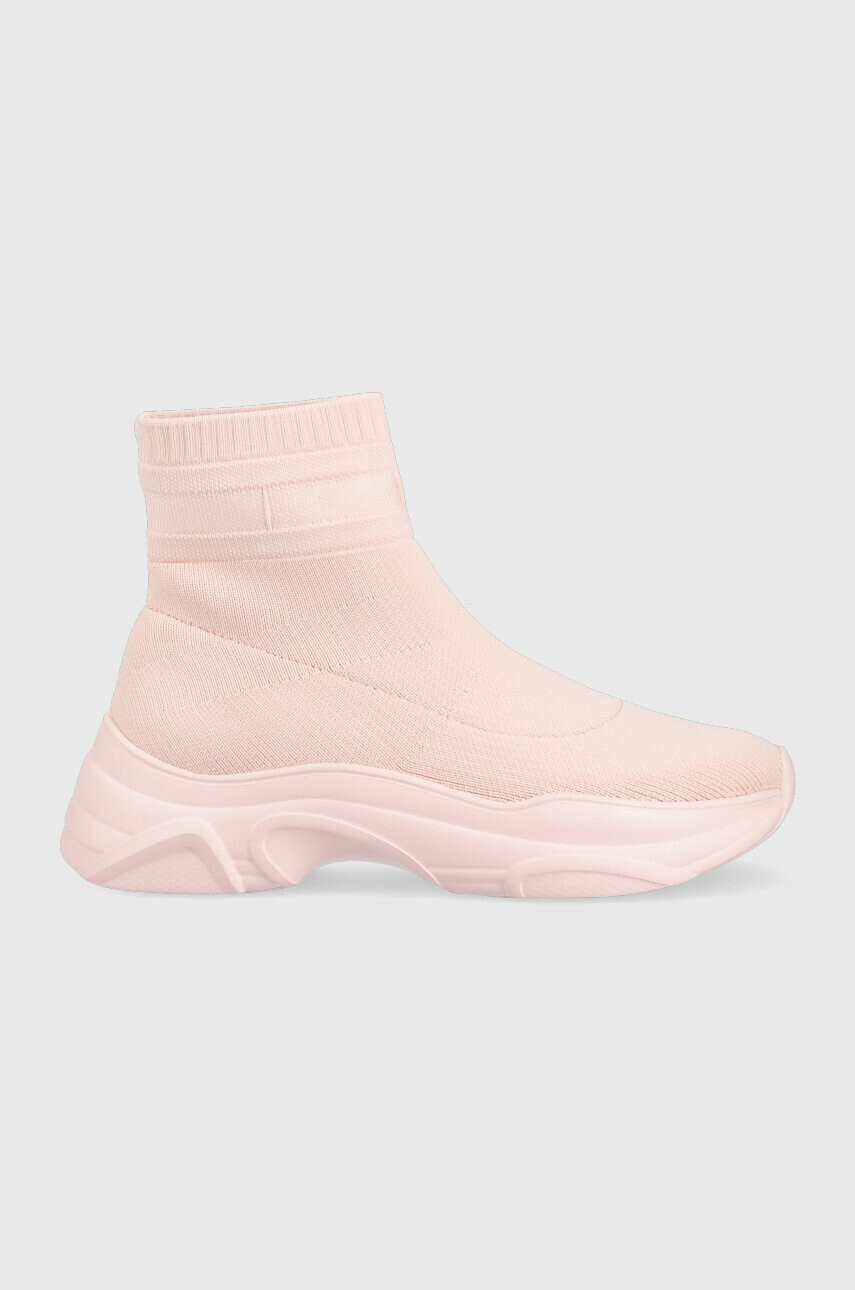 Tommy Jeans Маратонки SOCK BOOT MONOCOLOR в розово - Pepit.bg