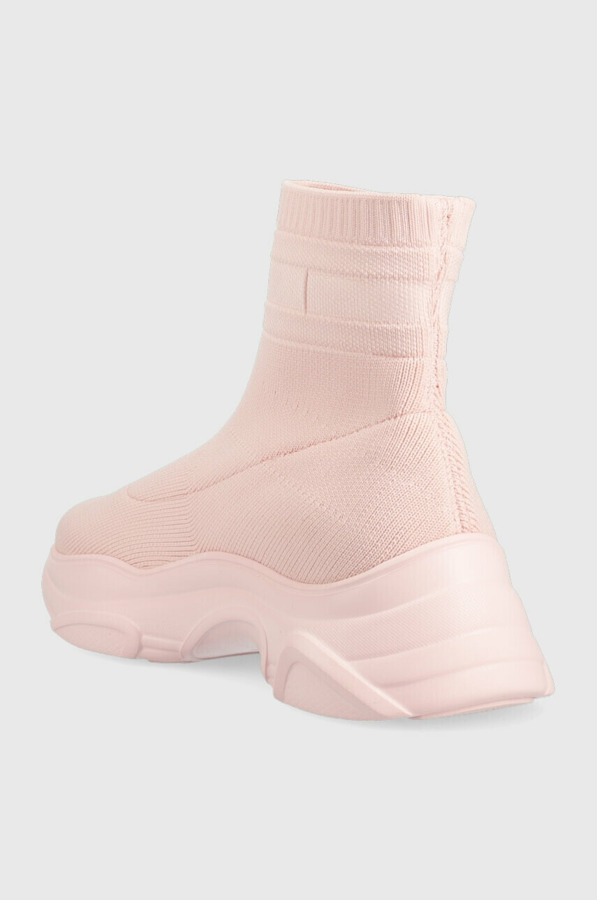 Tommy Jeans Маратонки SOCK BOOT MONOCOLOR в розово - Pepit.bg