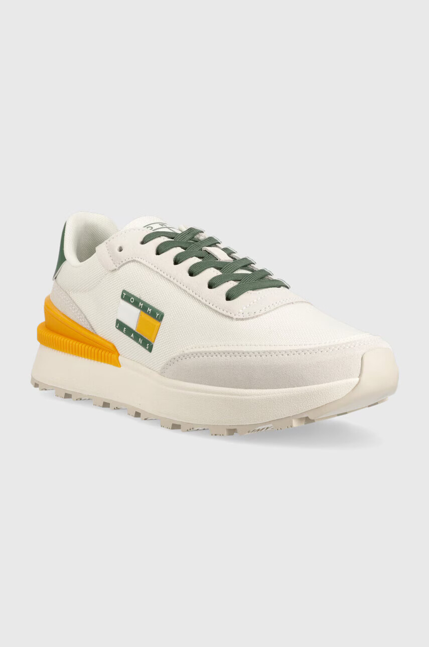 Tommy Jeans Маратонки TJM TECH RUNNER MATERIAL в бяло EM0EM01300 - Pepit.bg