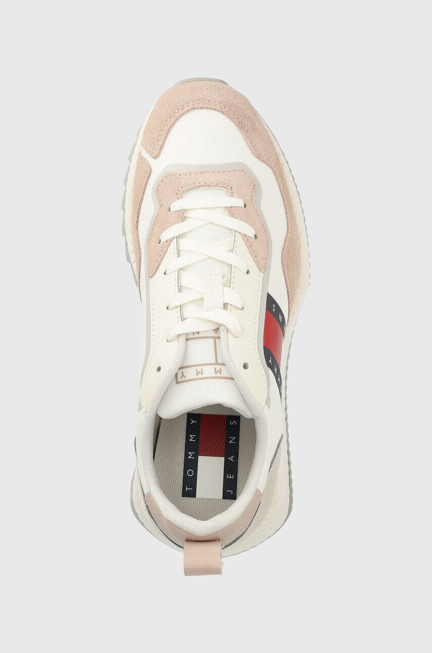 Tommy Jeans Маратонки Track Cleat в бяло - Pepit.bg