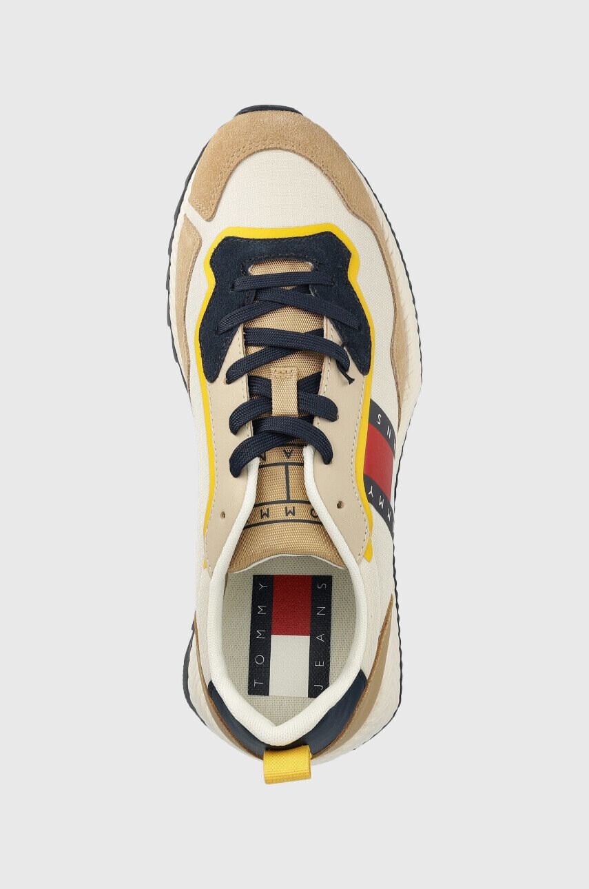 Tommy Jeans Маратонки Track Cleat в бежово - Pepit.bg