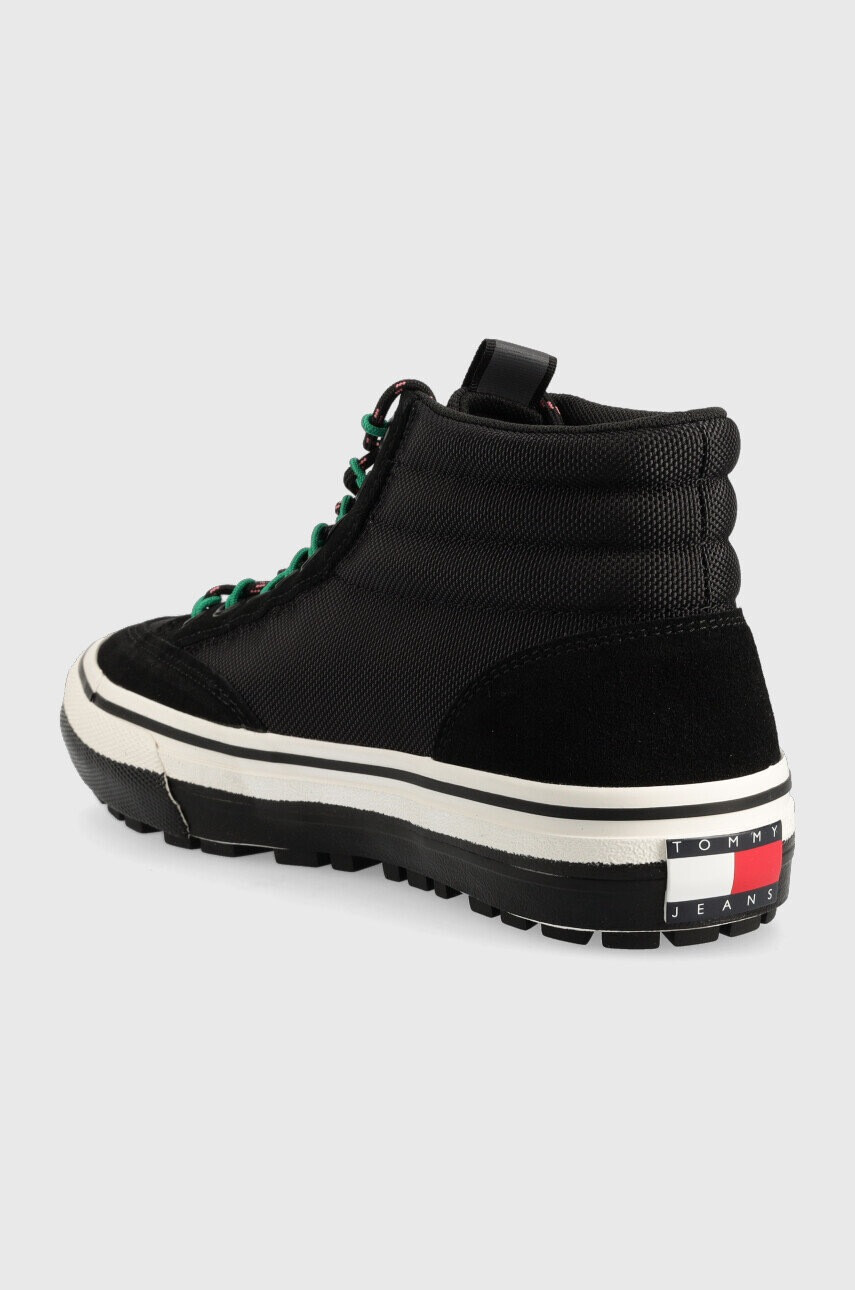 Tommy Jeans Маратонки Water Repellent Vulc в черно - Pepit.bg