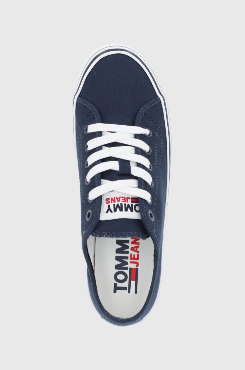 Tommy Jeans Ниски кецове дамско в тъмносиньо - Pepit.bg