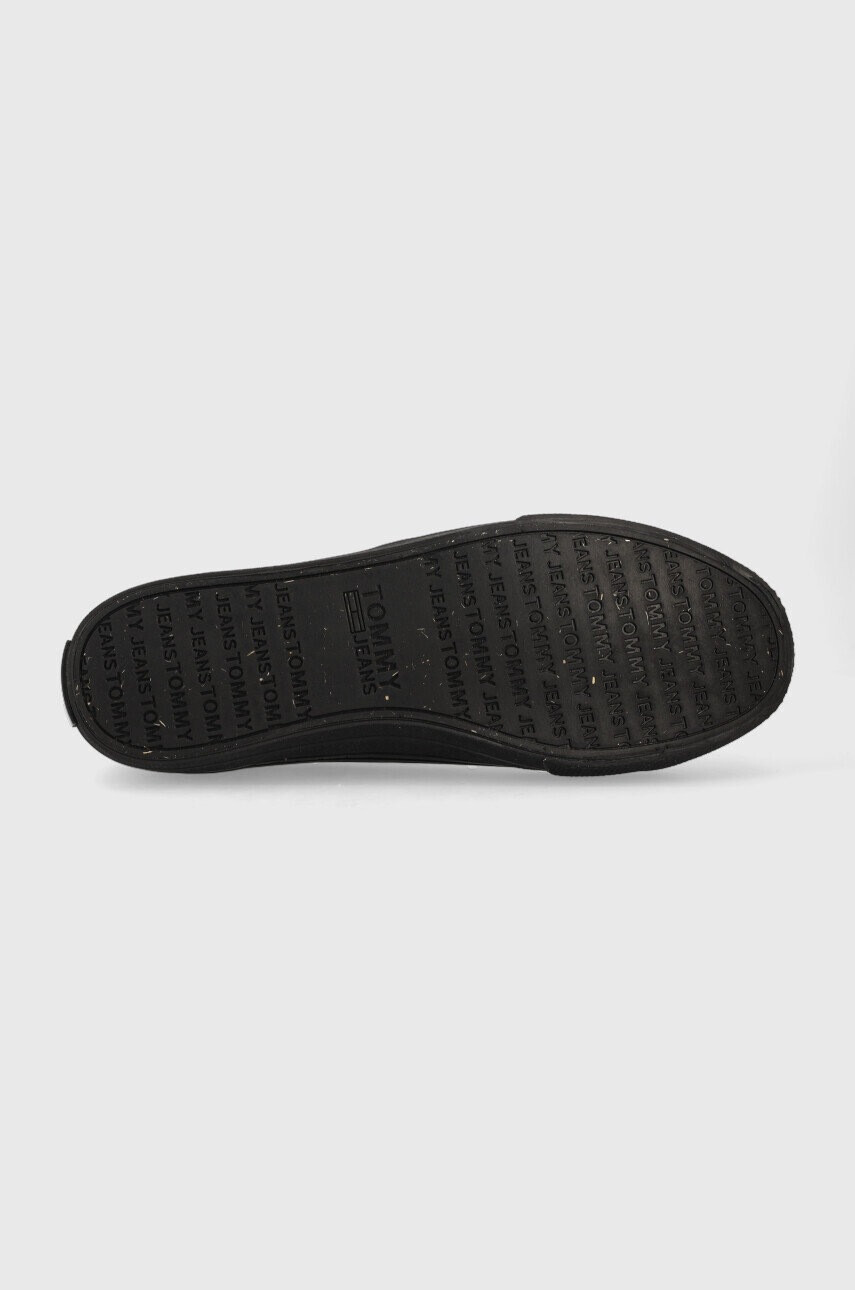 Tommy Jeans Ниски кецове Leather Vulc Tjm Ess в черно - Pepit.bg