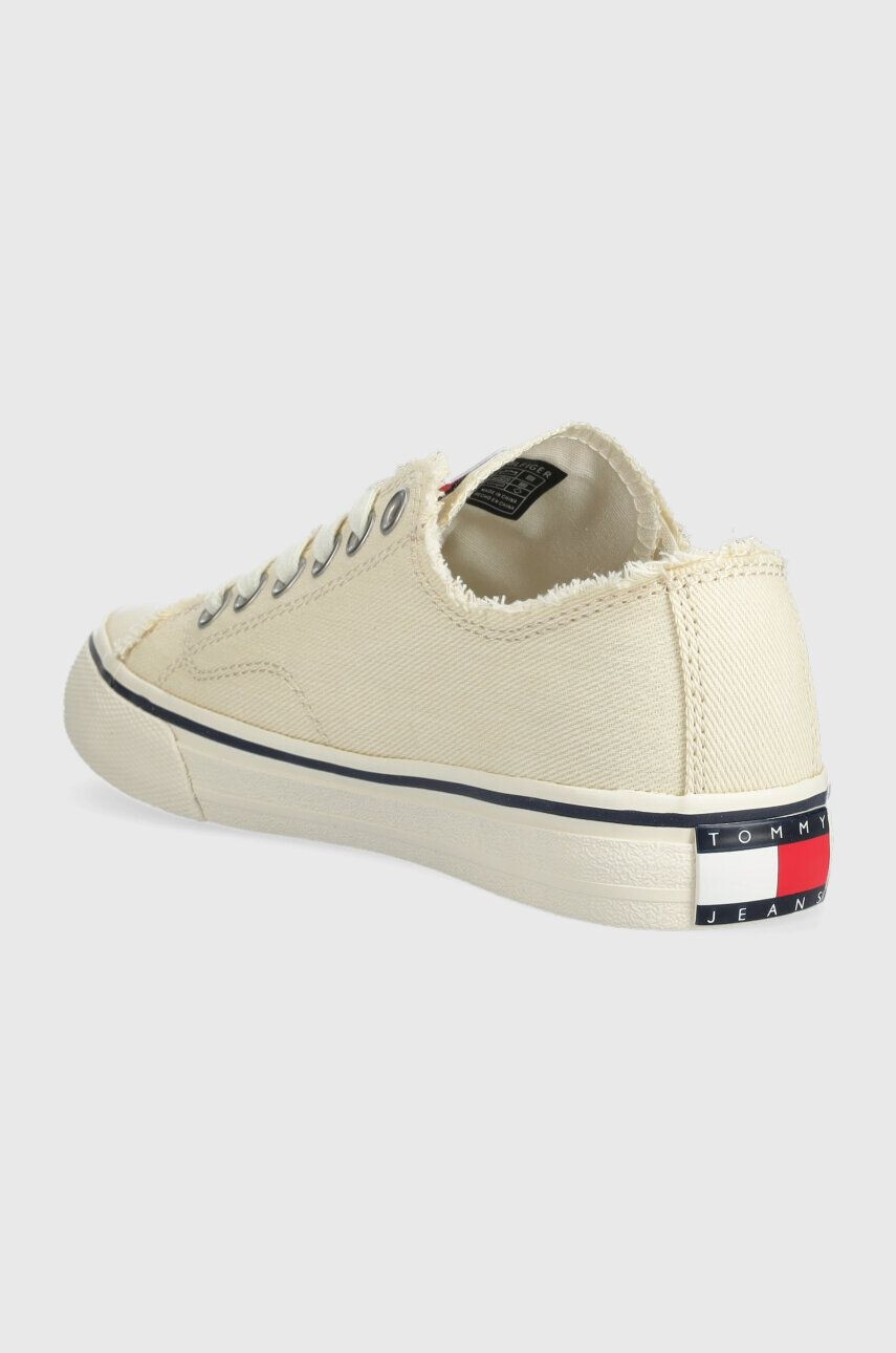 Tommy Jeans Ниски кецове LOW CUT TJ SNEAKER в бежово EN0EN02228 - Pepit.bg