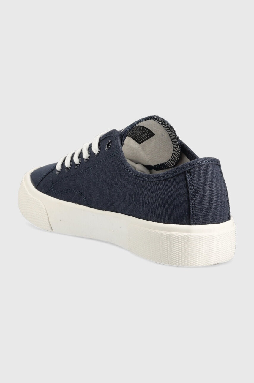 Tommy Jeans Ниски кецове LOW CUT WMNS CANVAS в бяло EN0EN02085 - Pepit.bg