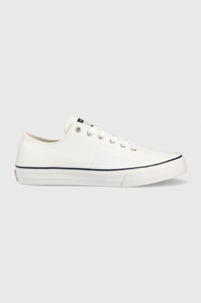 Tommy Jeans Ниски кецове SKATE CANVAS ESS в бяло EM0EM01175 - Pepit.bg