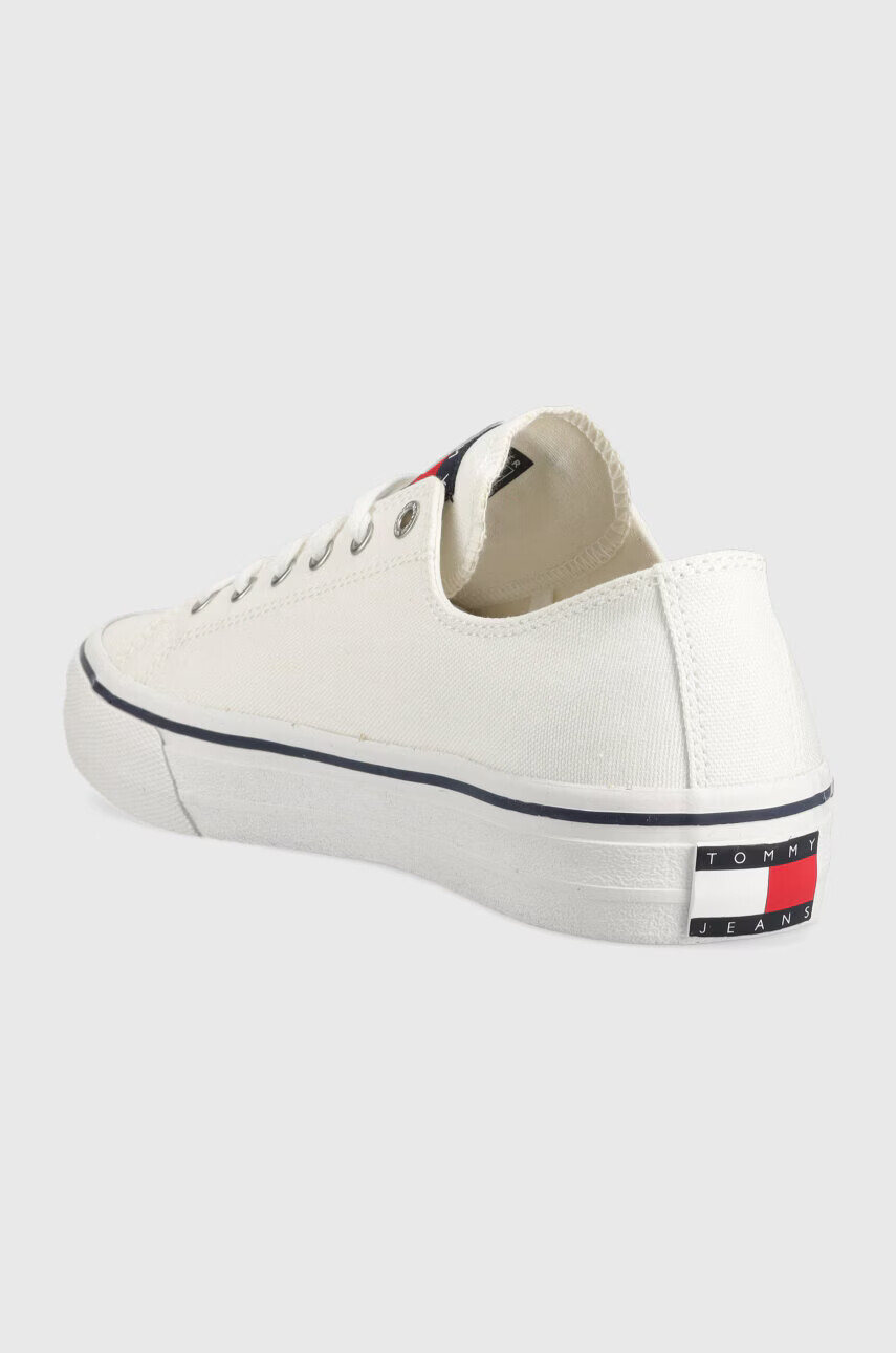 Tommy Jeans Ниски кецове SKATE CANVAS ESS в бяло EM0EM01175 - Pepit.bg