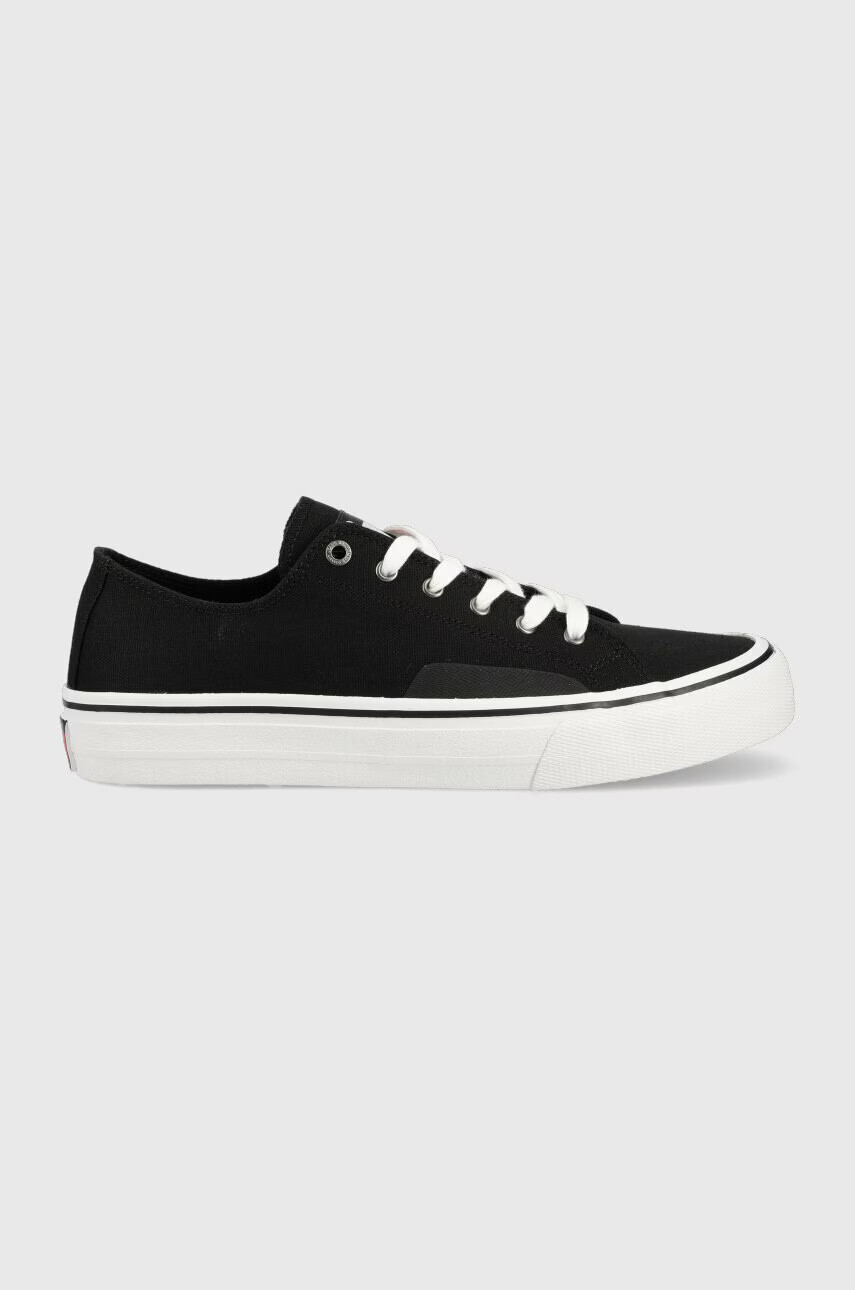 Tommy Jeans Ниски кецове SKATE CANVAS ESS в черно EM0EM01175 - Pepit.bg