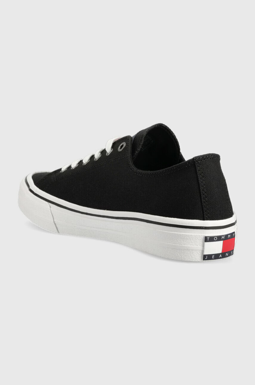 Tommy Jeans Ниски кецове SKATE CANVAS ESS в черно EM0EM01175 - Pepit.bg