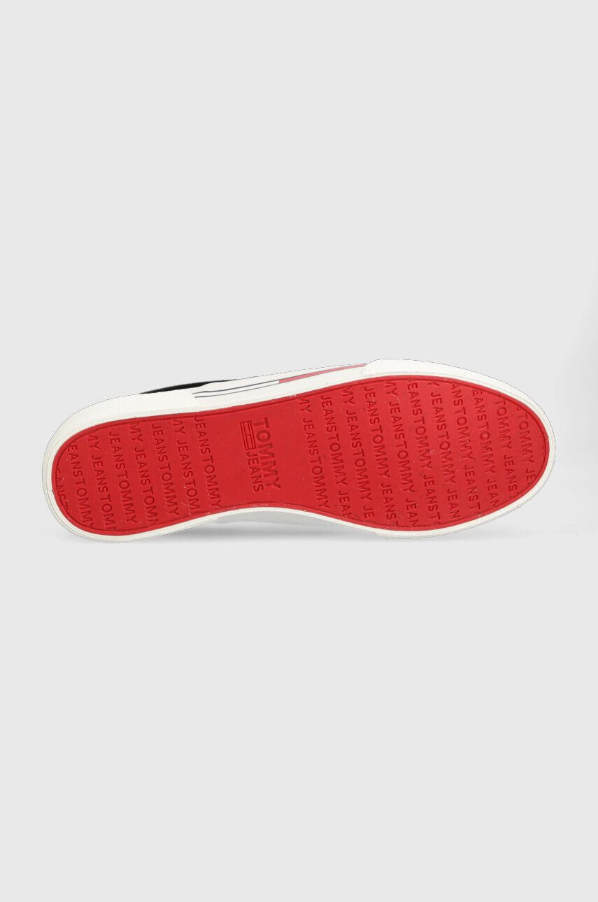 Tommy Jeans Ниски кецове SLIP ON CANVAS COLOR в черно EM0EM01156 - Pepit.bg