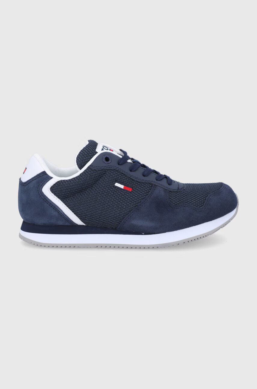 Tommy Jeans Обувки в тъмносиньо с равна подметка - Pepit.bg