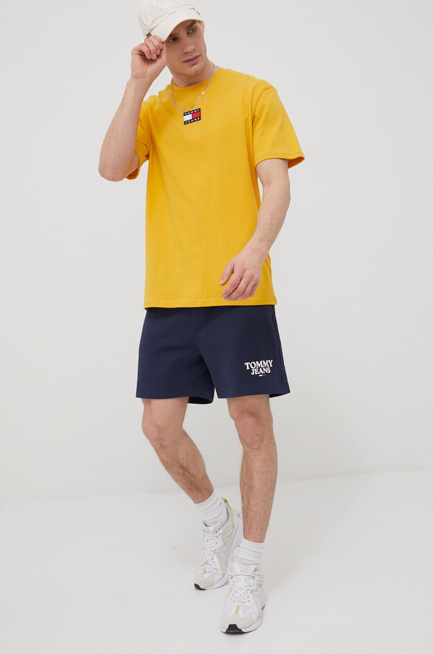 Tommy Jeans Памучен къс панталон - Pepit.bg