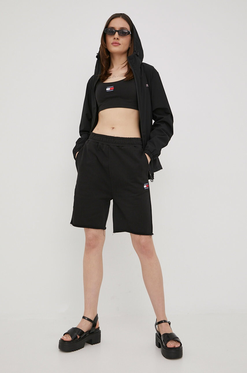 Tommy Jeans Памучен къс панталон - Pepit.bg
