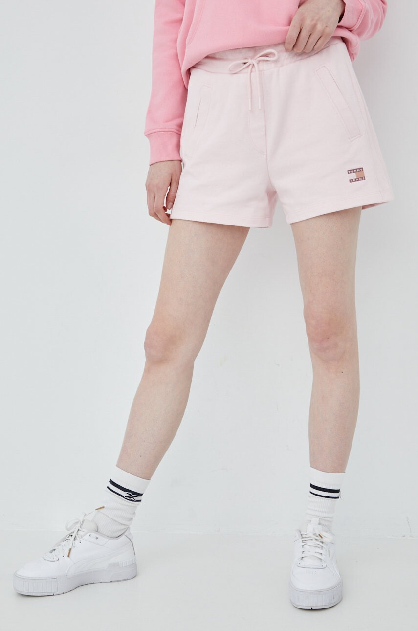 Tommy Jeans Памучен къс панталон - Pepit.bg