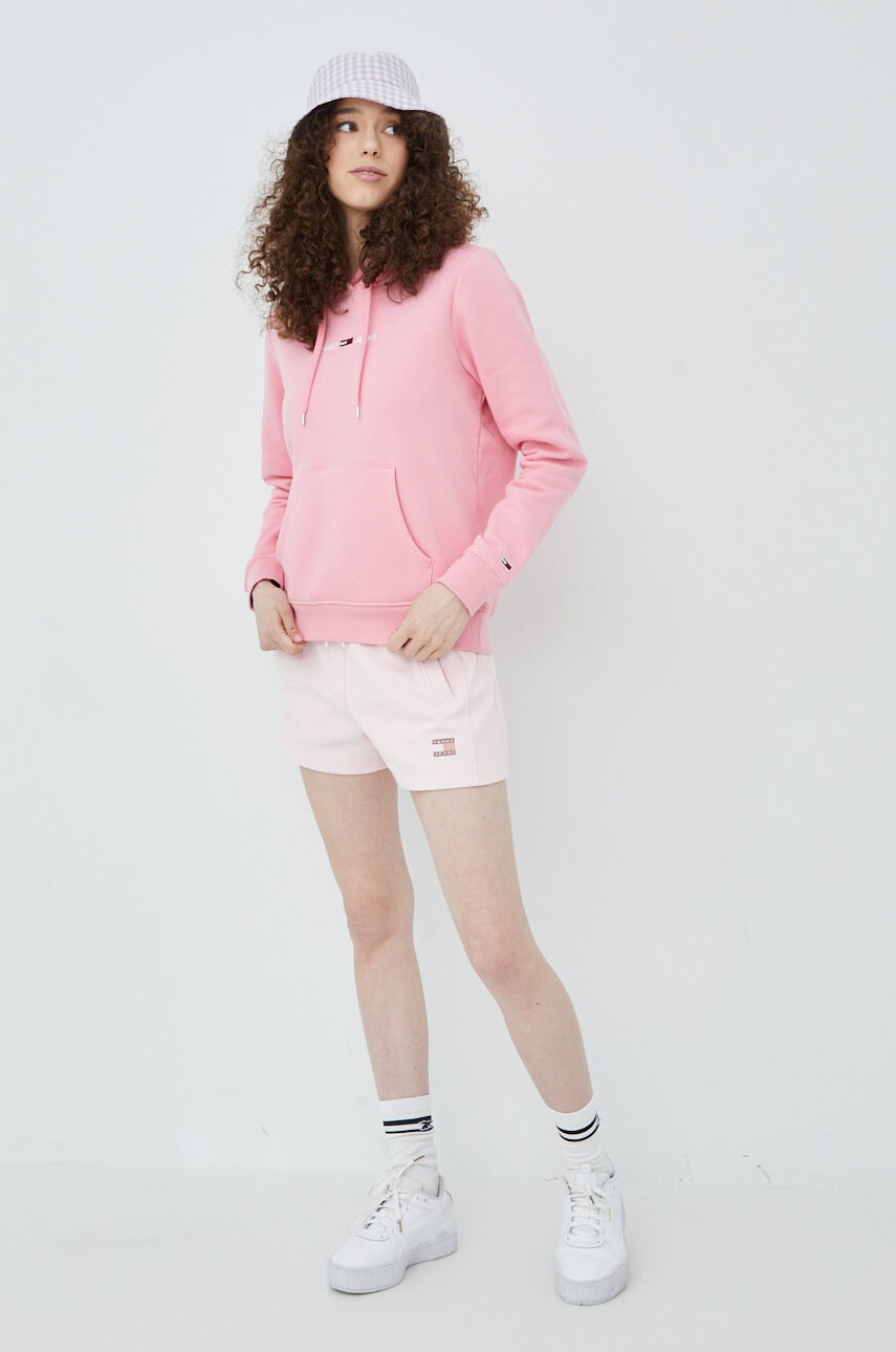 Tommy Jeans Памучен къс панталон - Pepit.bg