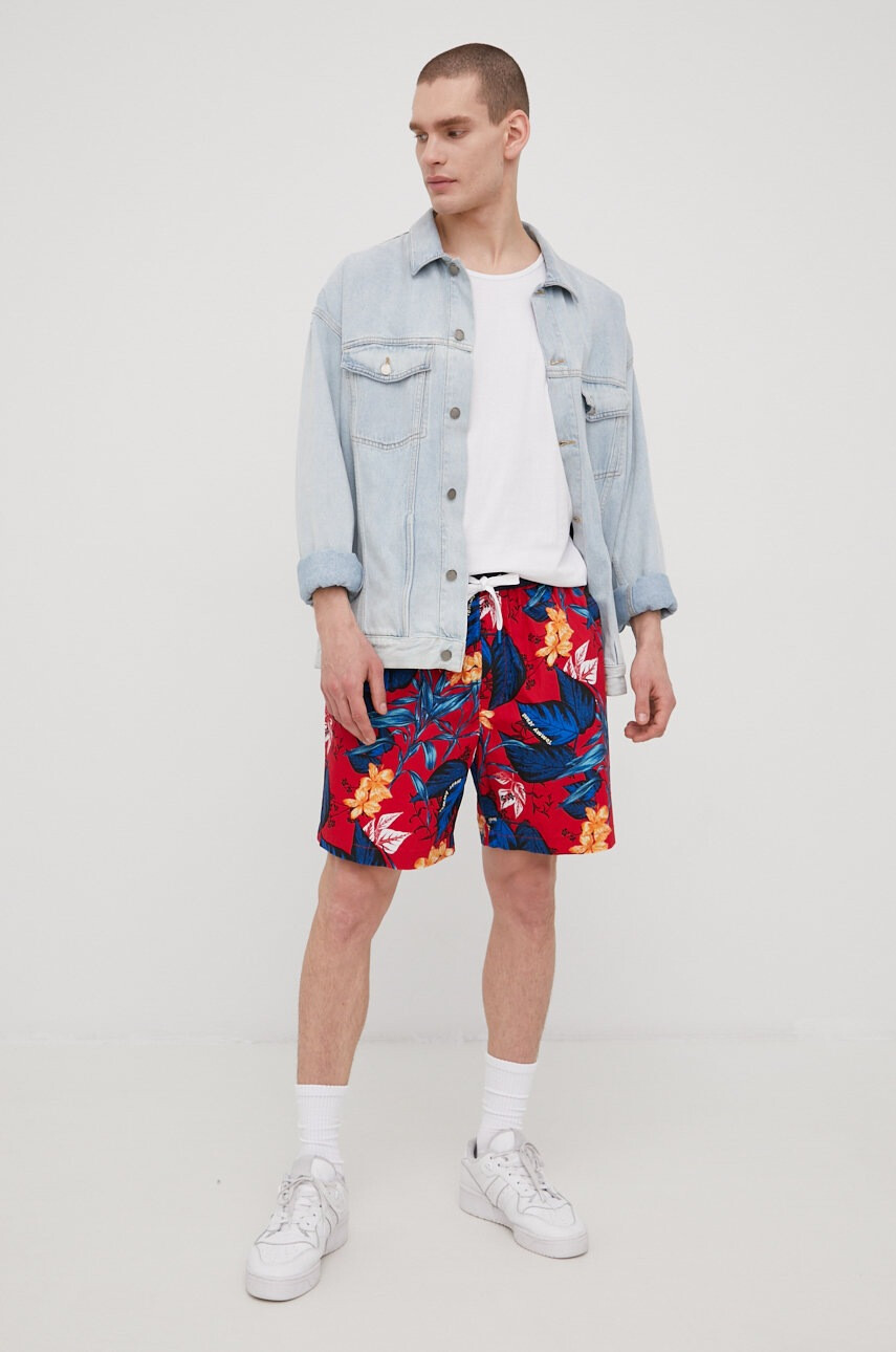Tommy Jeans Памучен къс панталон - Pepit.bg