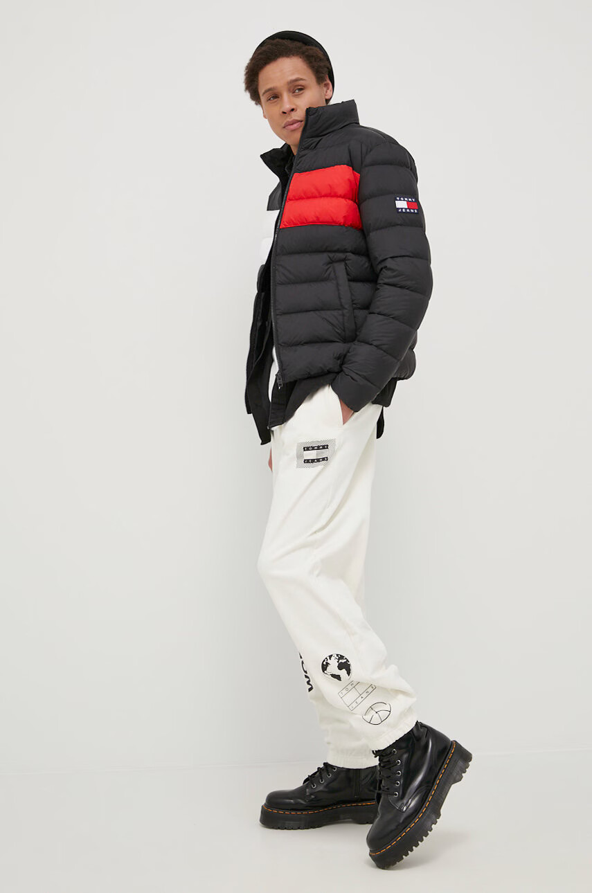 Tommy Jeans Памучен панталон мъжко с десен - Pepit.bg