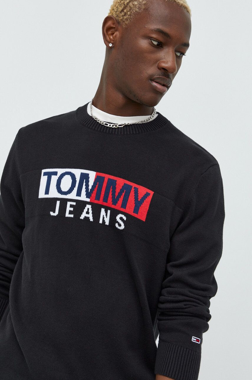 Tommy Jeans Памучен пуловер - Pepit.bg