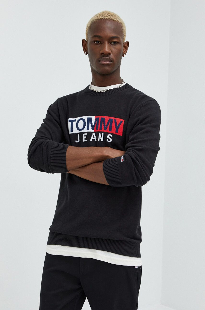 Tommy Jeans Памучен пуловер - Pepit.bg