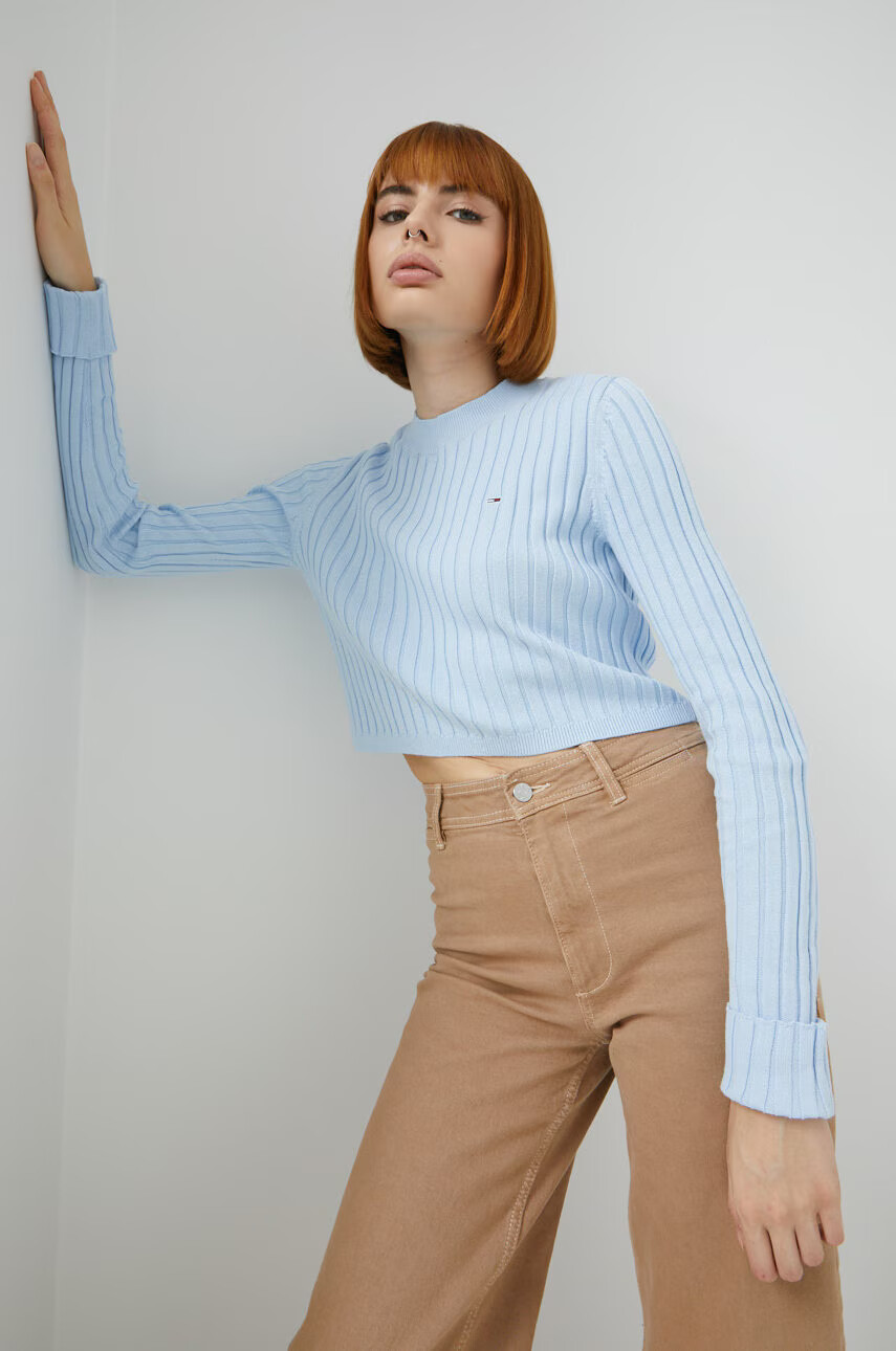 Tommy Jeans Памучен пуловер - Pepit.bg