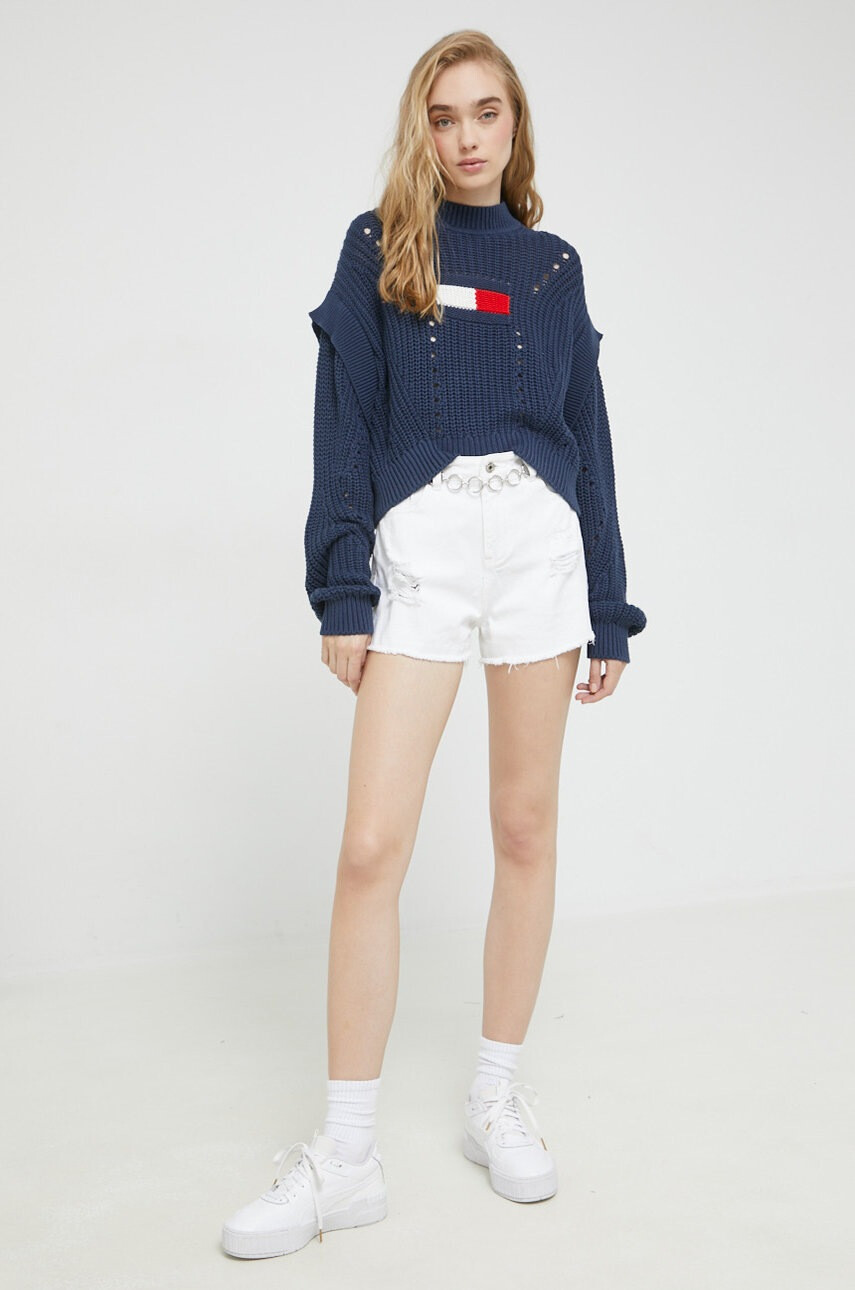 Tommy Jeans Памучен пуловер - Pepit.bg