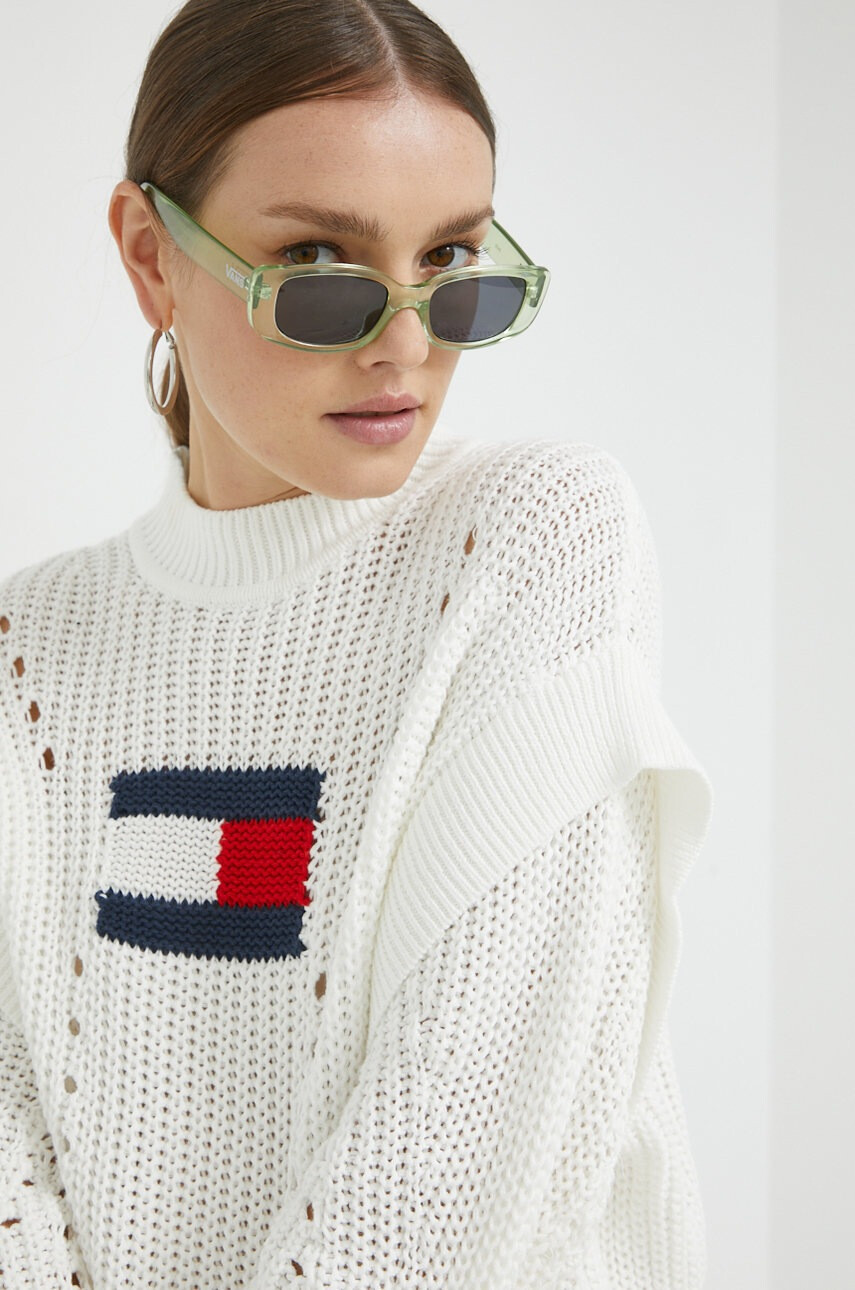 Tommy Jeans Памучен пуловер - Pepit.bg