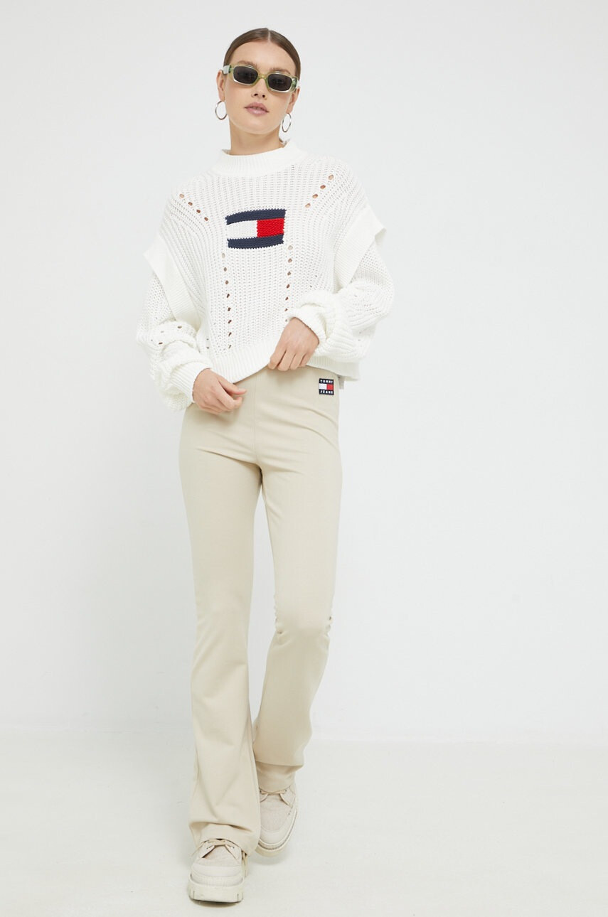 Tommy Jeans Памучен пуловер - Pepit.bg