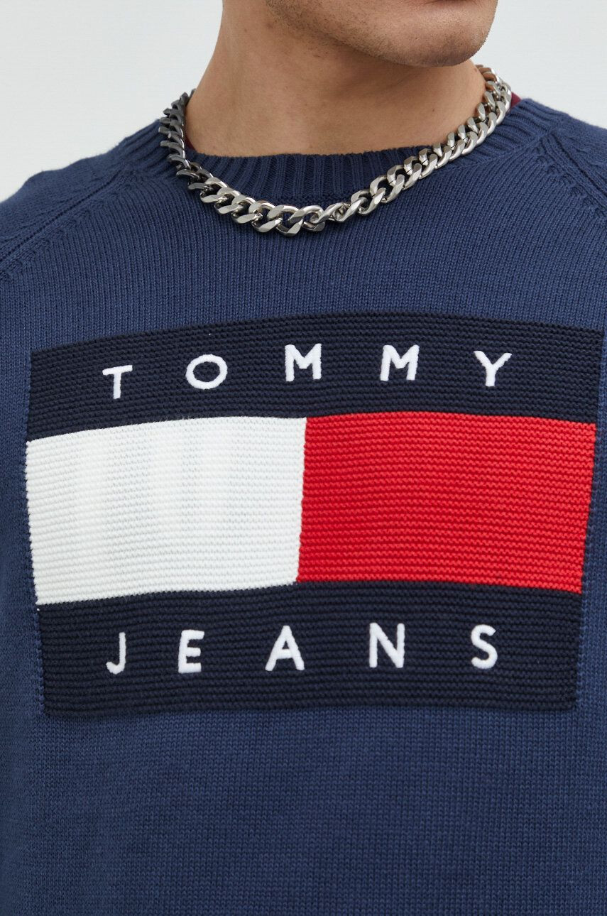 Tommy Jeans Памучен пуловер - Pepit.bg