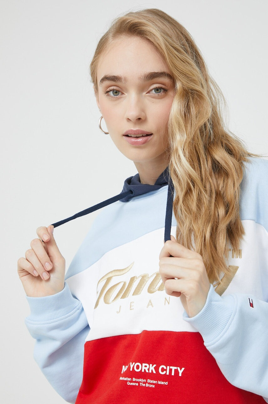 Tommy Jeans Памучен суичър с апликация - Pepit.bg