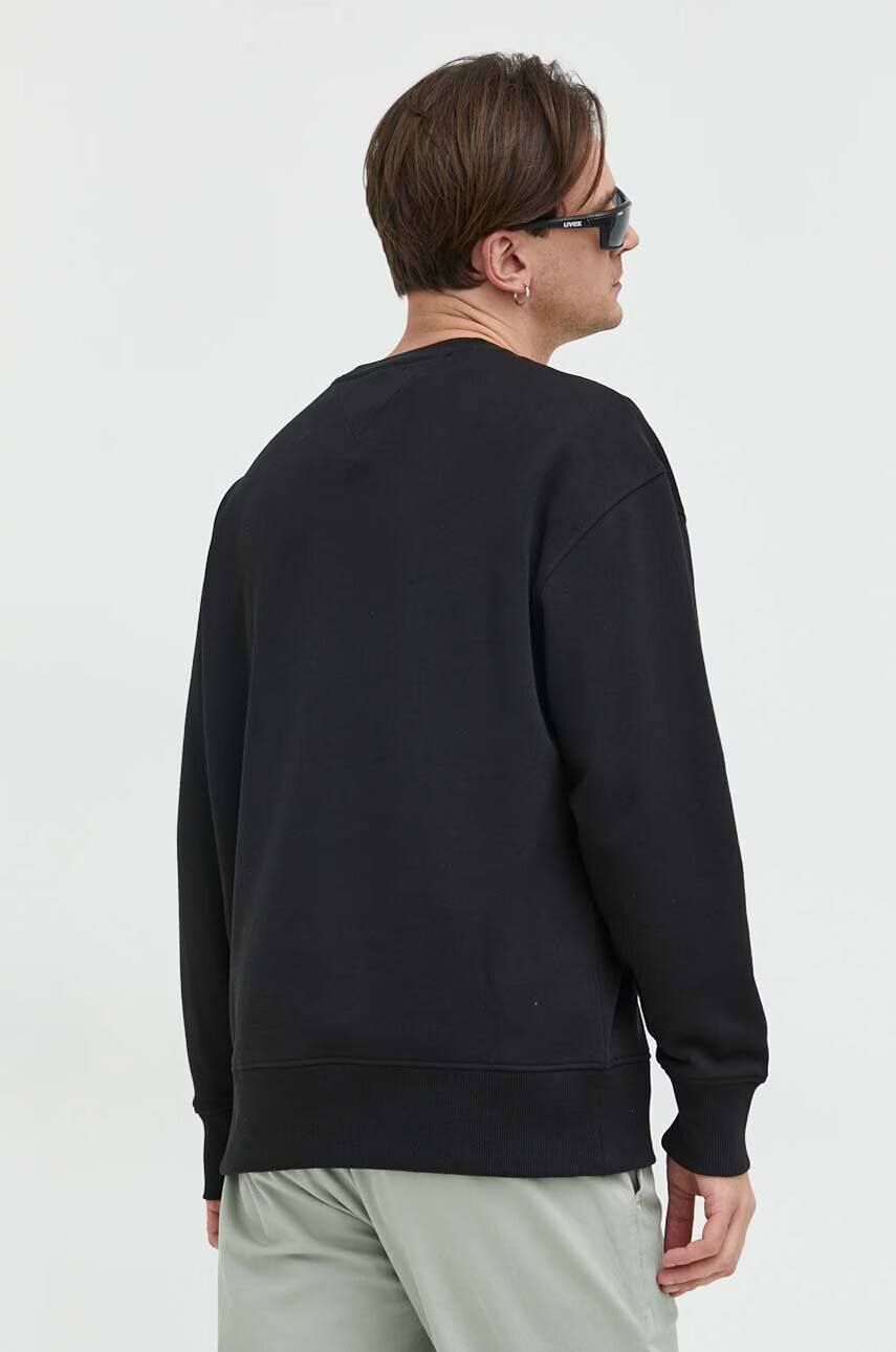 Tommy Jeans Памучен суичър в черно с апликация - Pepit.bg