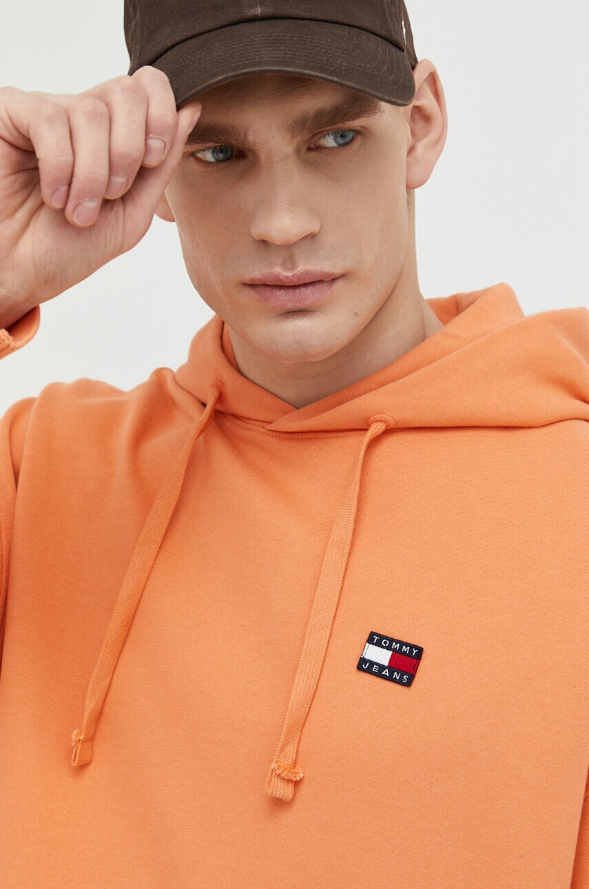 Tommy Jeans Памучен суичър в зелено - Pepit.bg