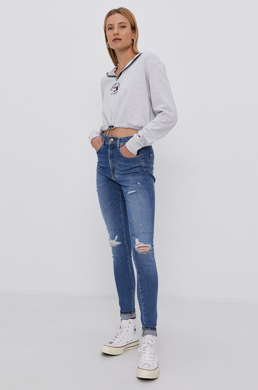Tommy Jeans Памучен суичър - Pepit.bg