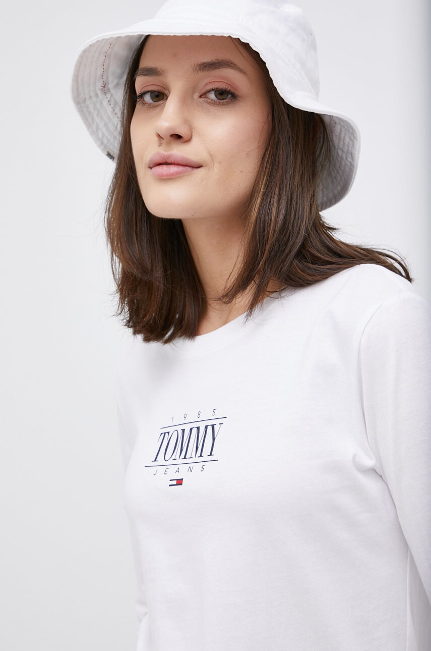 Tommy Jeans Памучна блуза с дълги ръкави - Pepit.bg