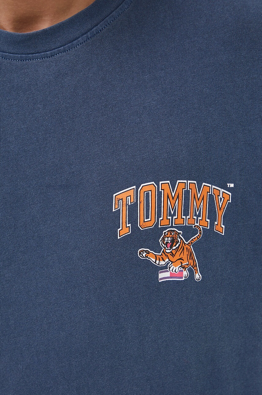 Tommy Jeans Памучна блуза с дълги ръкави - Pepit.bg