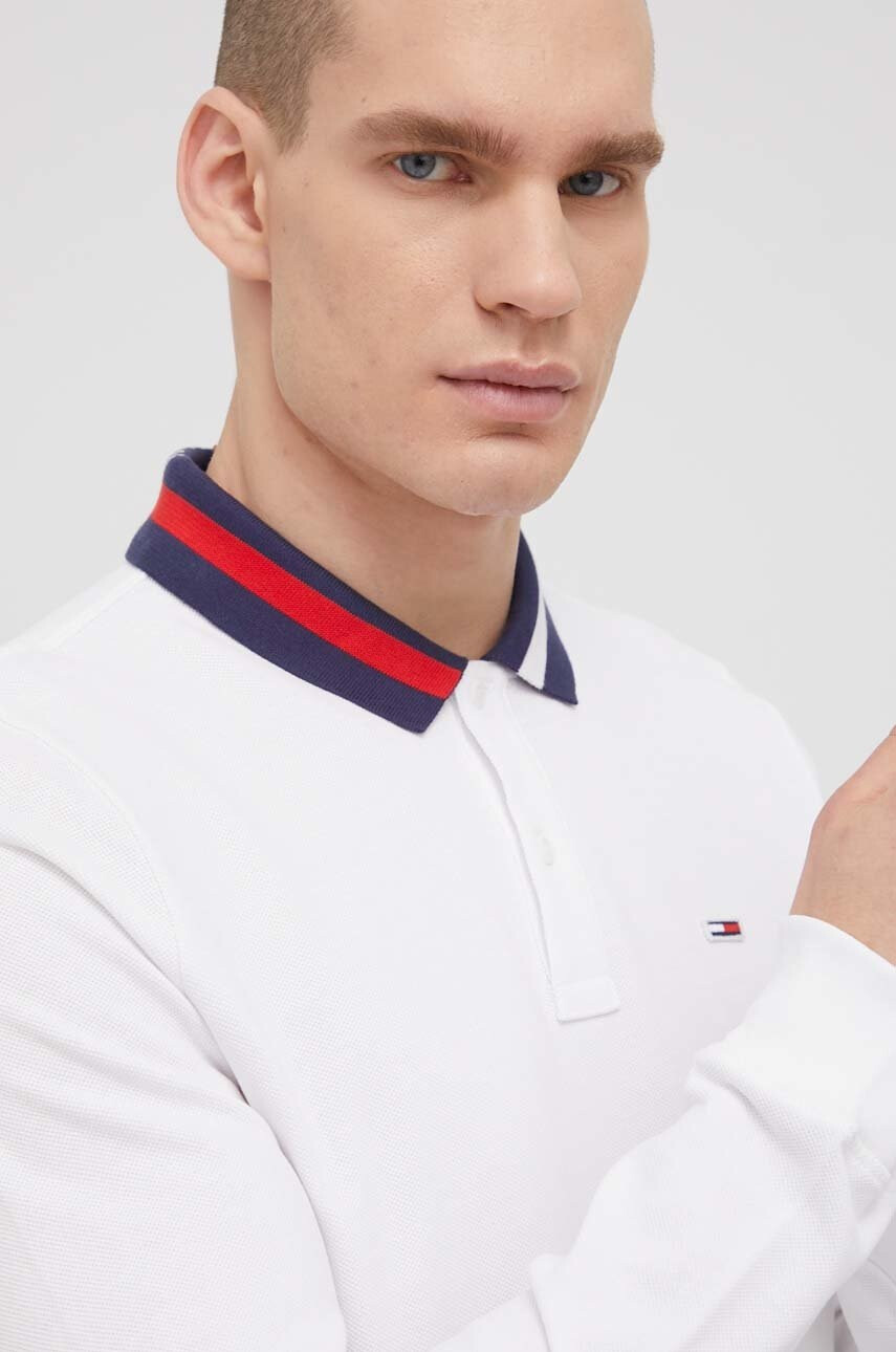 Tommy Jeans Памучна блуза с дълги ръкави - Pepit.bg