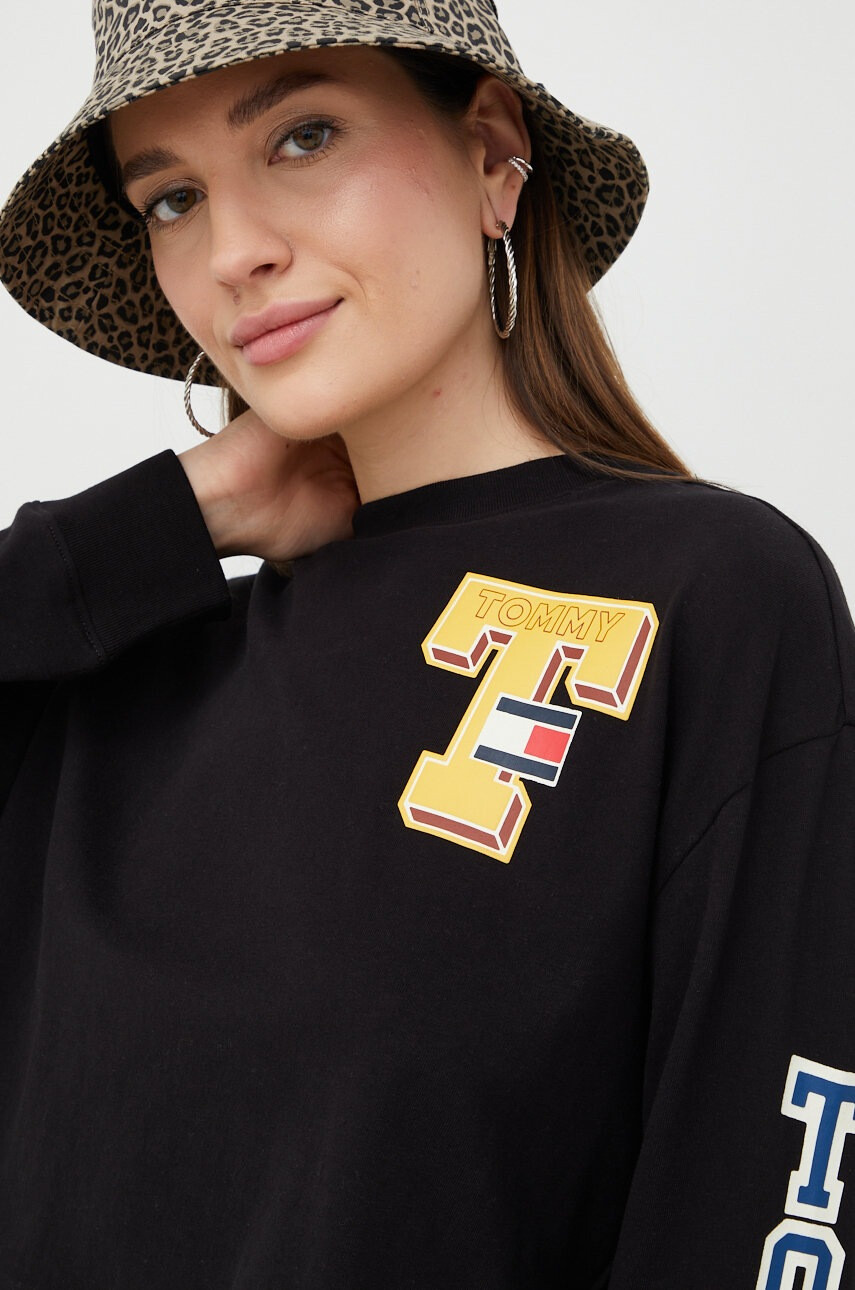 Tommy Jeans Памучна блуза с дълги ръкави - Pepit.bg