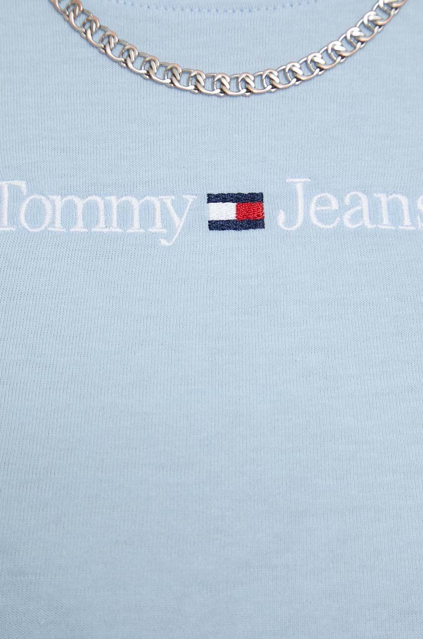 Tommy Jeans Памучна блуза с дълги ръкави - Pepit.bg