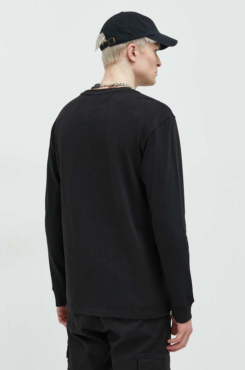 Tommy Jeans Памучна блуза с дълги ръкави - Pepit.bg